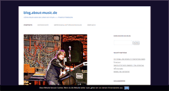 Desktop Screenshot of about-music.de