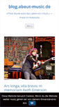 Mobile Screenshot of about-music.de